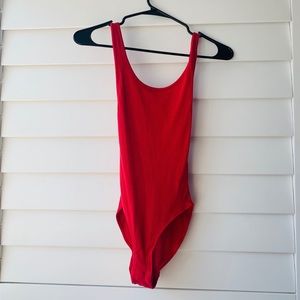 Red Urban Outfitters Bodysuit (only worn once!)